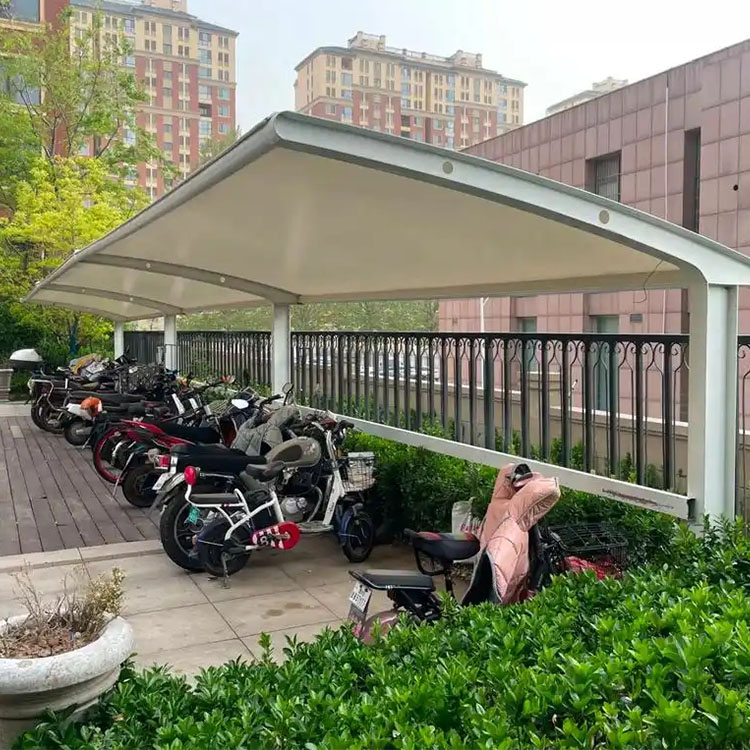 平山县膜结构电动车棚